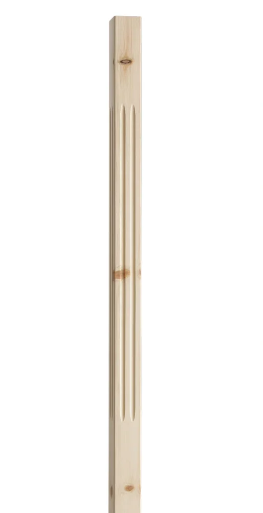 Square Wood 1 1/2", Fluted from Ben's Carpentry